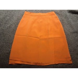 Anna Carole Peach/Orange Skirt Size 6